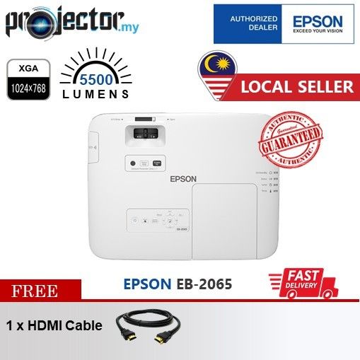 Epson EB-2065 XGA 5500 Lumens 3LCD High lumens Projector (Replaced of EB-2055)