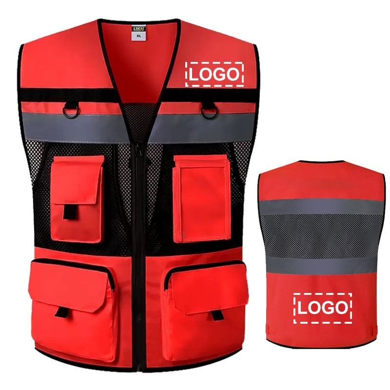 Safety Vest High Viz Reflective customs