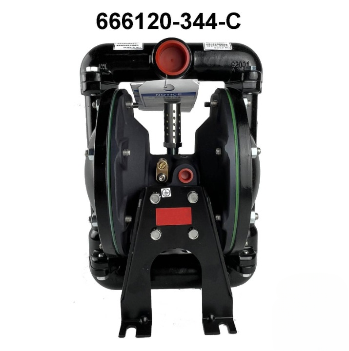 SHIMADA 666120-344-C DIAPHRAGM PUMP 1" METALLIC PRO SERIES AODD AIR OPERATED DIAPHRAGM PUMP