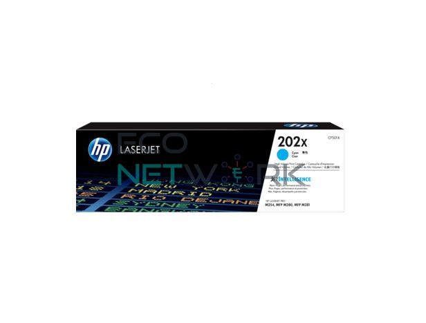 HP 202X LaserJet Toner (JetIntelligence) Cyan CF501X