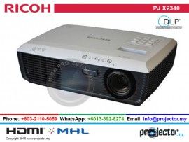 RICOH PJ X2340 XGA 3000 LUMENS PROJECTOR