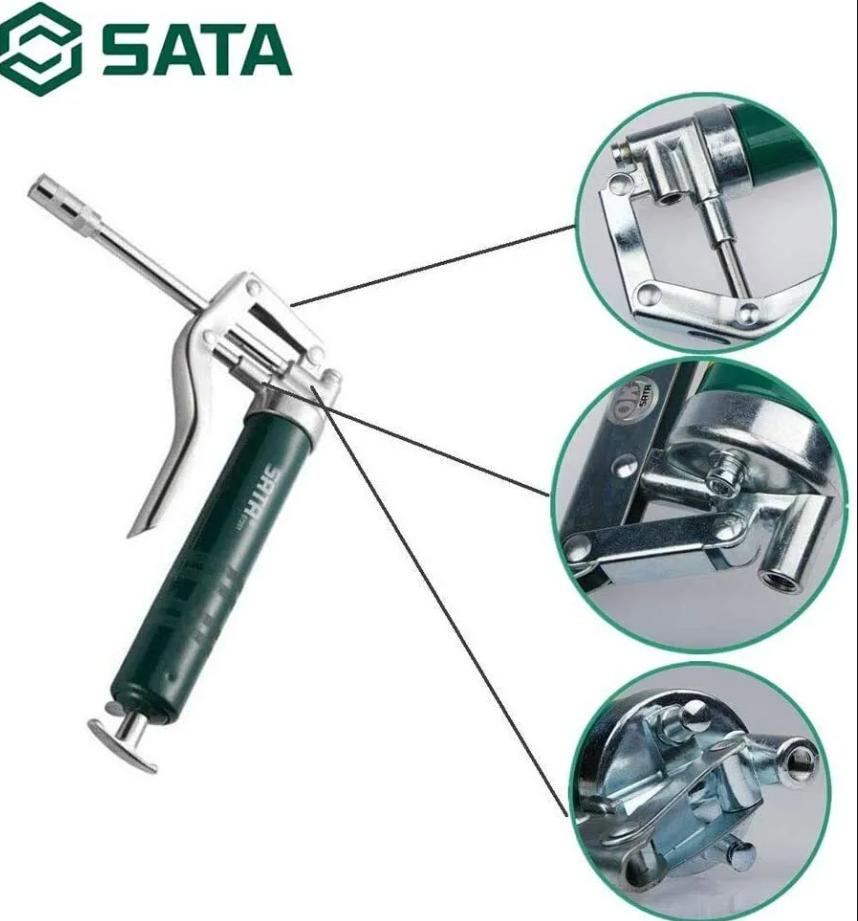 SATA HAND-OPERATED GREASE GUN 97201 97202 97203