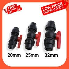 Poly HDPE PP Ball Valve (32mm) Stop Cock Irrigation System Stop Tap Ball Valve Compression Ball Valve