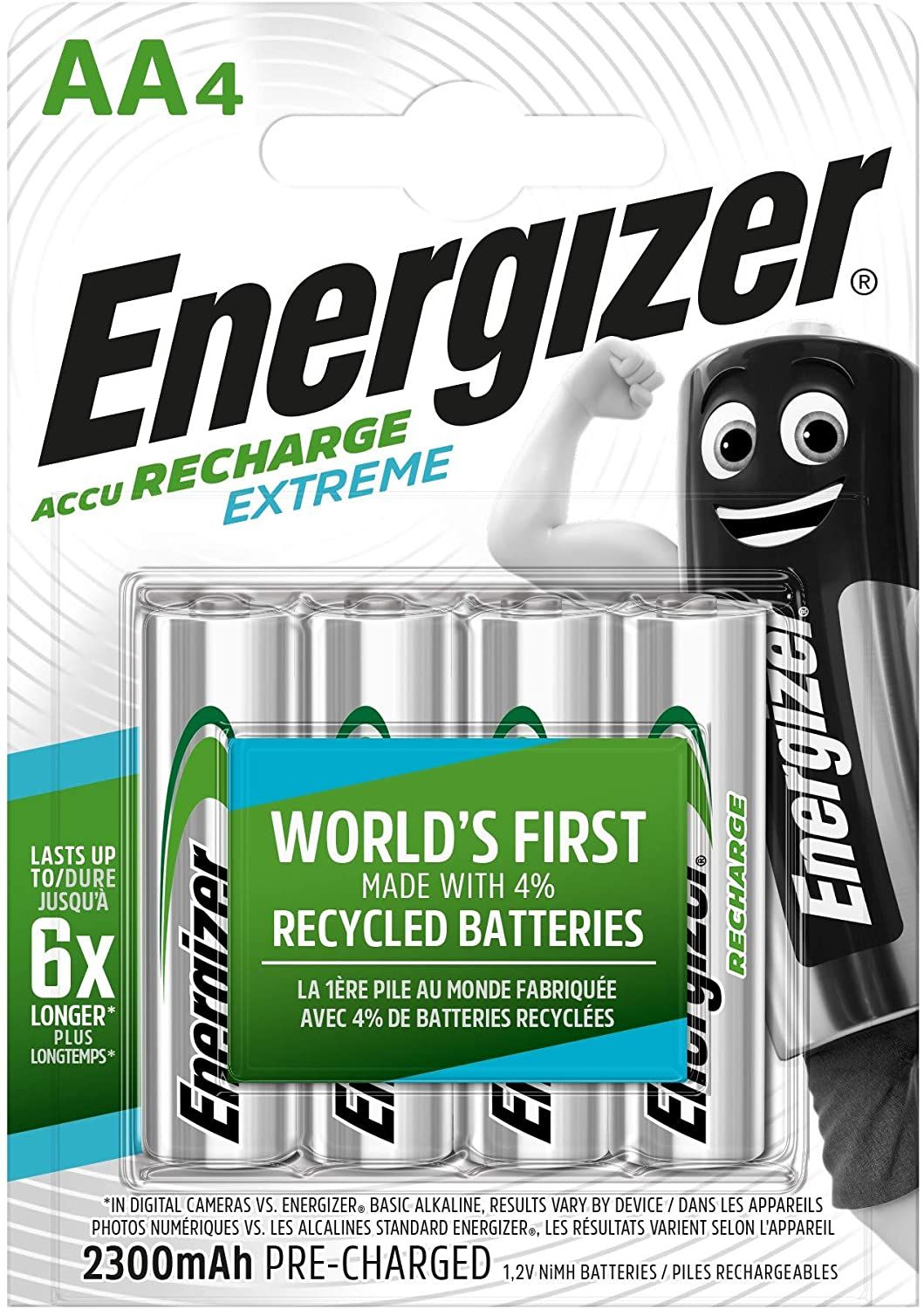 ENERGIZER *Energizer AA NiMH Rechargeable AA Batteries, 2.3Ah, 1.2V [4s]
