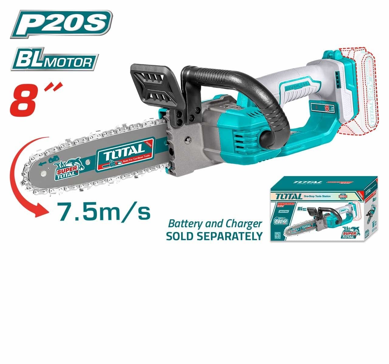 TOTAL TGSLI2085 Li-ion Brushless Chain Saw
