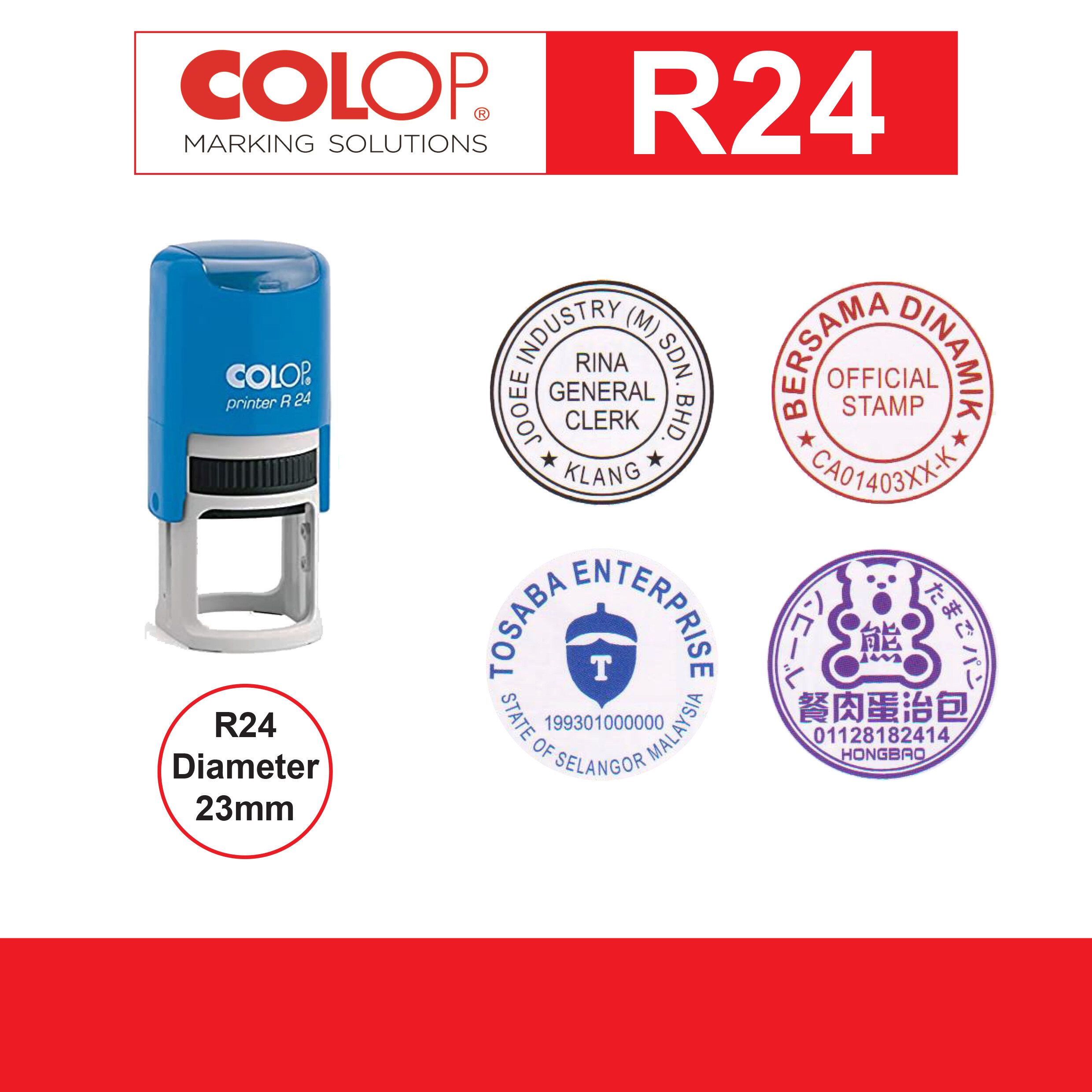 Self Ink Rubber Stamp COLOP R24