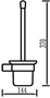 ABAGNO Toilet Brush Holder