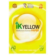 A4 Paper IK Yellow 70gsm