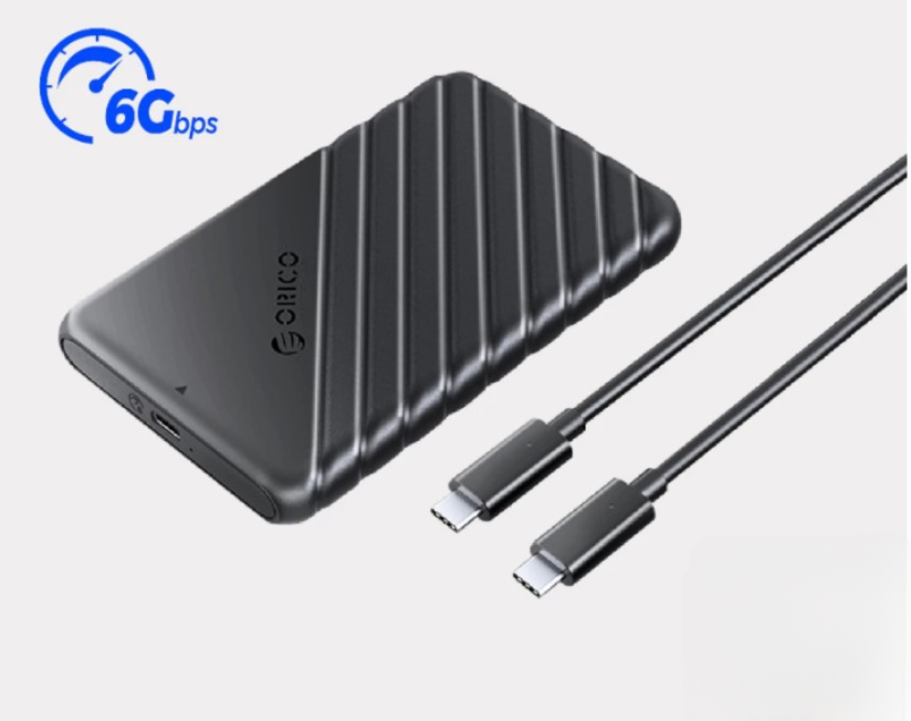 ORICO 25PW1C USB3.0 TYPE C HDD ENCLOSURE - BLACK