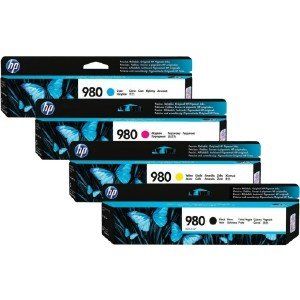 HP 980 Original Ink Cartridge D8J07A(CYAN) D8J08A(MAGENTA) D8J09A(YELLOW) - 6,600 pages