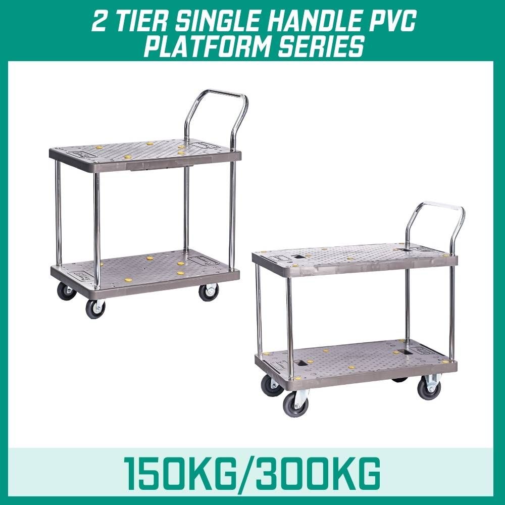 MYSTAR DOUBLE DECKER (2 TIER) SINGLE HANDLE PVC PLATFORM SERIES
