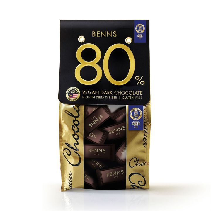 Benns Vegan 80% Celtic Dark Chocolate 300G