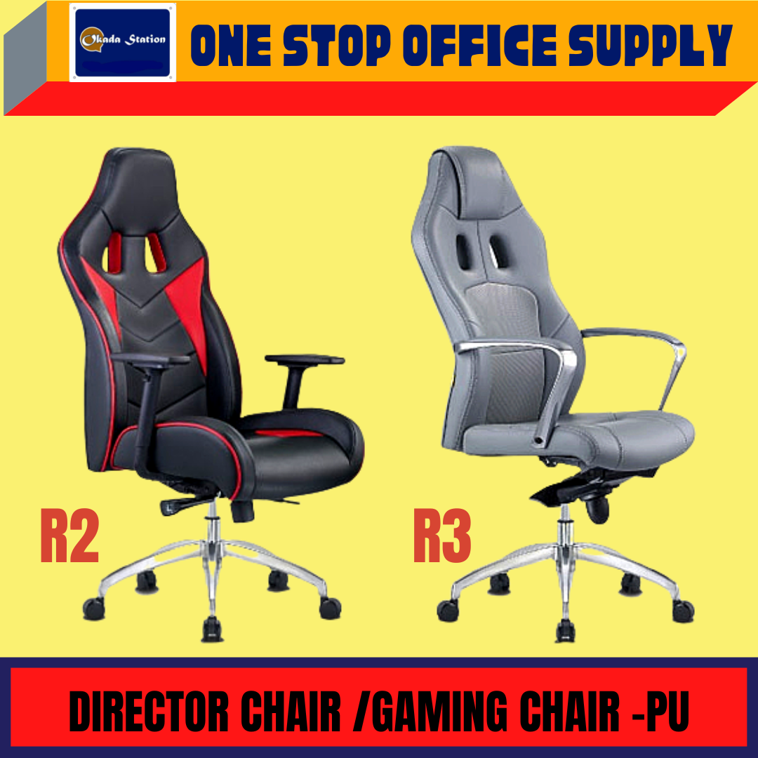 APEX DIRECTOR CHAIR-PU LEATHER / GAMING CHAIR / OFFICE CHAIR / HIGH BACK CHAIR/ KERUSI BOSS / ERGONOMIC CHAIR / PU LEATHER