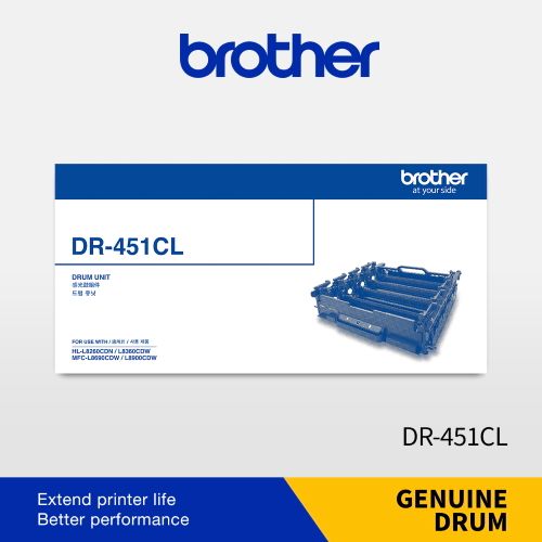 Brother DR-451CL Genuine Colour Drum Unit, Colour, Page Yield up to 30,000 pages