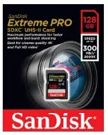 SANDISK SD EXTREME PRO 300MB/S 64GB