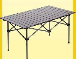 Portable Camping Table Size: L120cm x W60 x H45