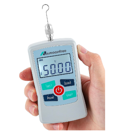 Mxmoonfree Digital Force Gauge Portable Push Pull Gauge Meter