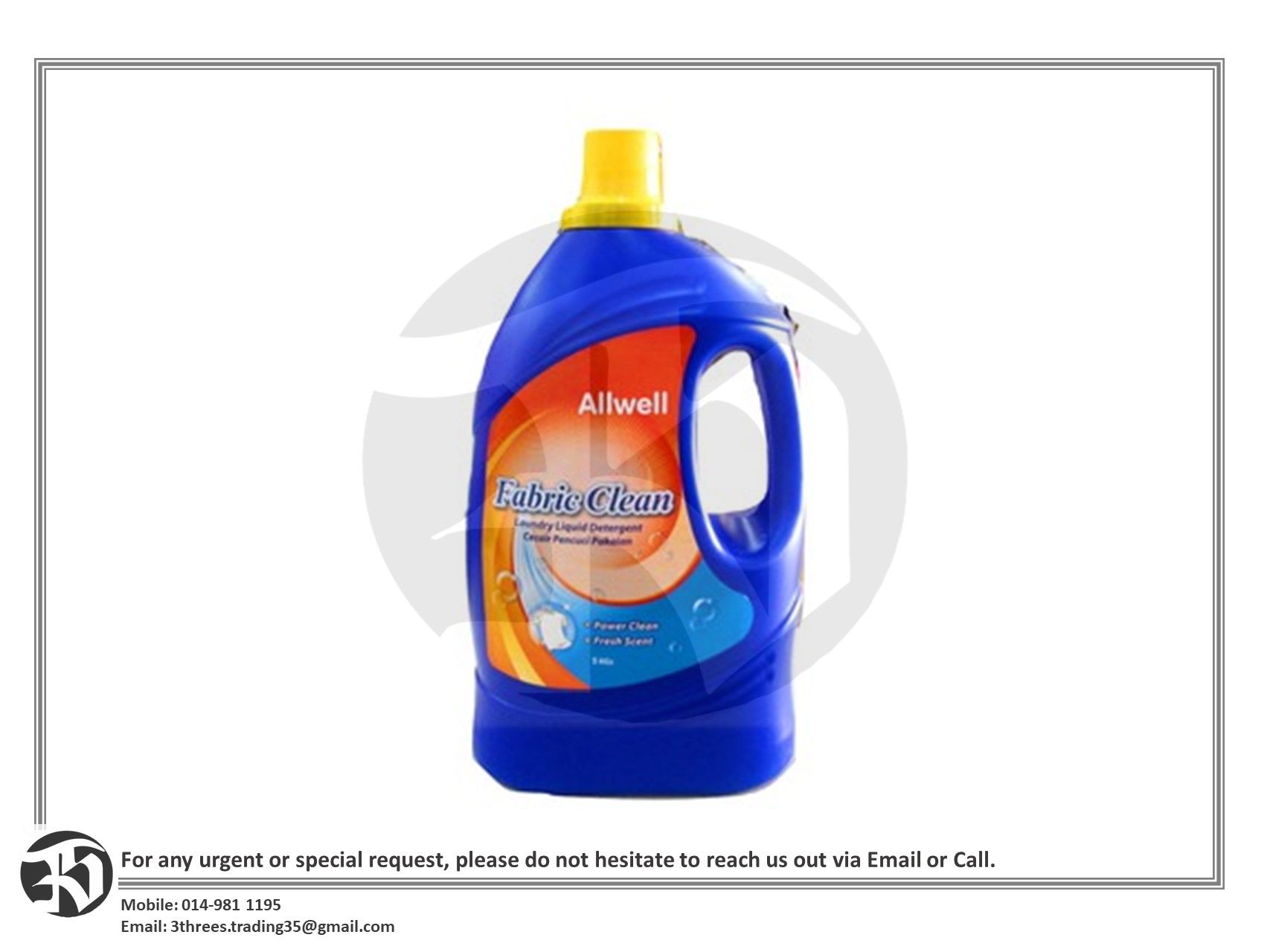 Liquid Laundry Detergent 5KG