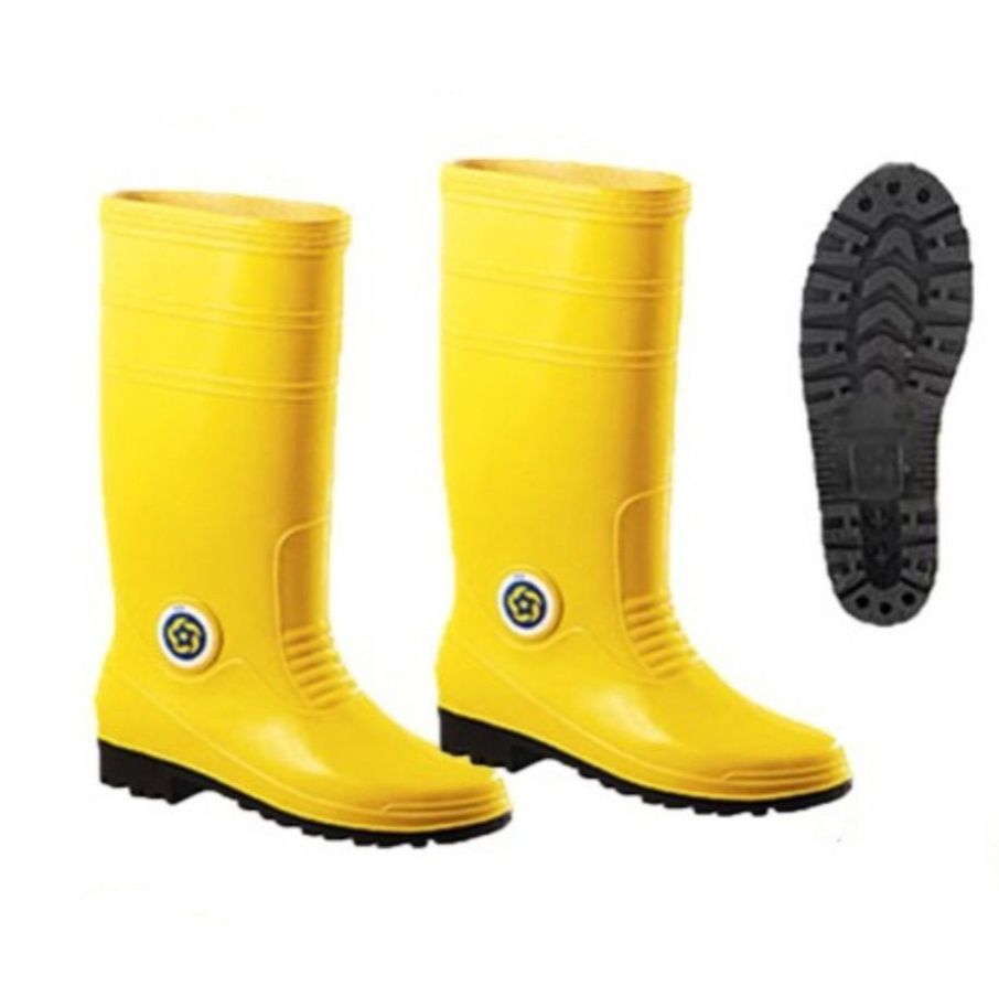 7000  KORAKOH SAFETY RUBBER BOOT (YELLOW) / (Black) 7000 Yellow 7/40 FW-7000-Y-KK