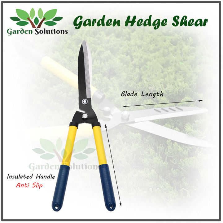 Garden Hedge Shear with Steel Handle Gunting Dahan Pokok Gunting Heavy Duty 21'