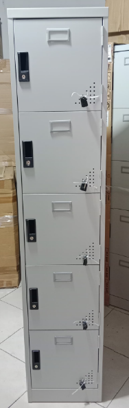 GY STEEL Metal 5 compartment locker