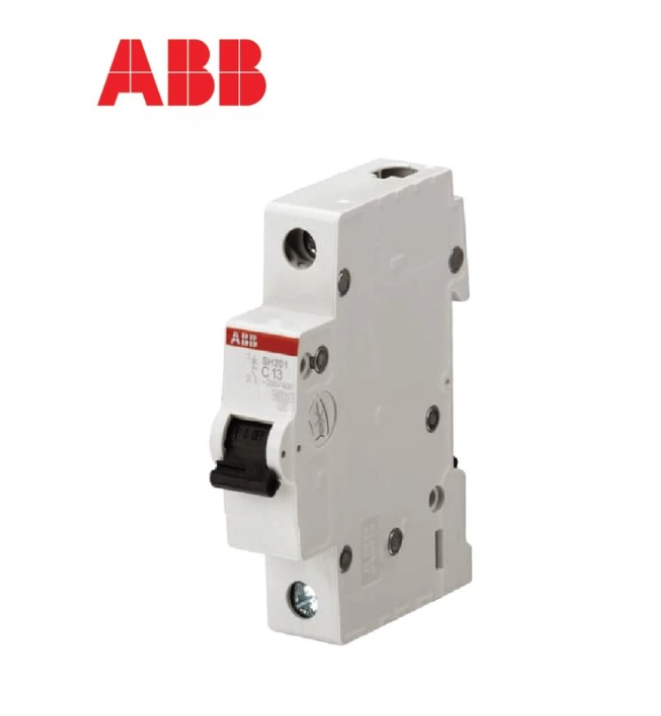 ABB 6KA MCB SH201 6A, 10A, 16A, 20A, 25A, 32A, 40A, 50A, 63A / 1 POLE (1P) (C-CURVE)