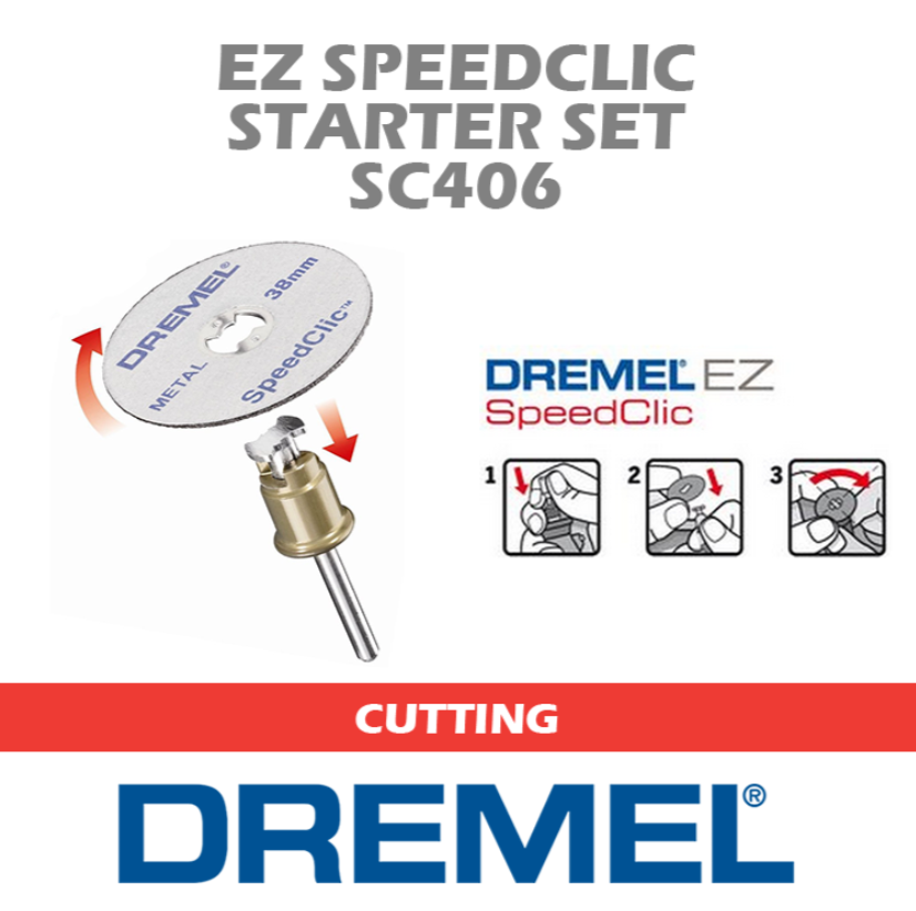 DREMEL EZ SPEEDCLIC STARTER SET SC406