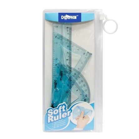 DOLPHIN 4 PCS FLEXIBLE RULER SET RS2218
