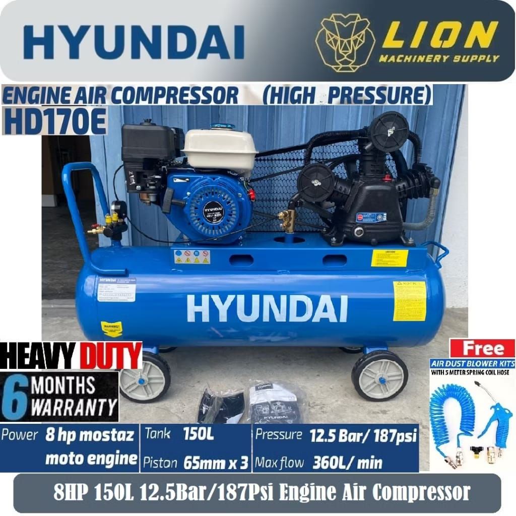 Hyundai HD170E Engine Air Compressor