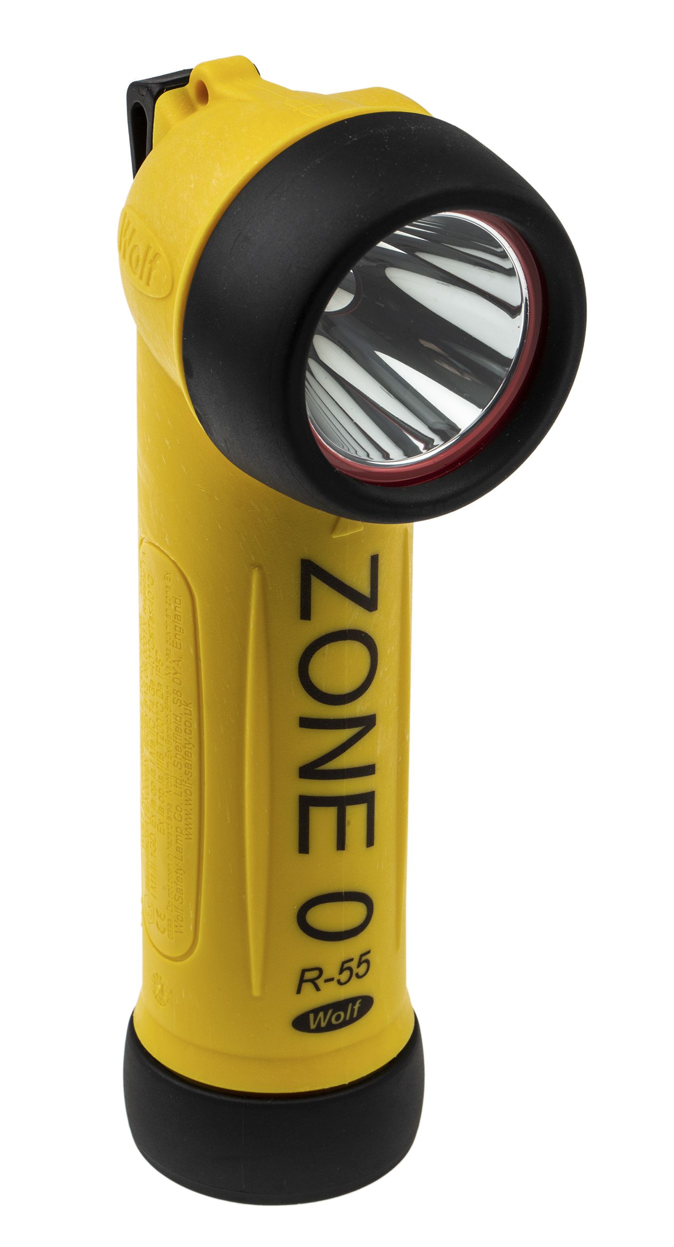 Others *WOLF SAFETY R-55H ATEX, IECEx LED TORCH YELLOW – RECHARGEABLE 80 LM,195MM