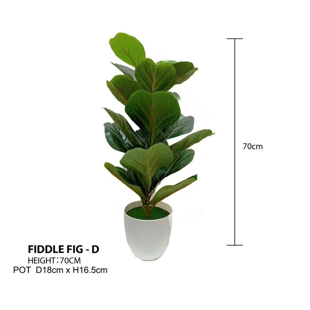 Fiddle Fig Artificial Plant 70cm
