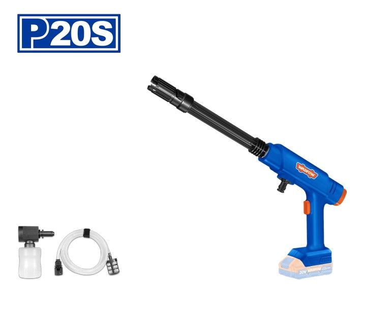 WADFOW CORDLESS AUTO AIR COMPRESSOR 20V 10.5BAR *SOLO* (3PCS ADAPTORS) WLN2520