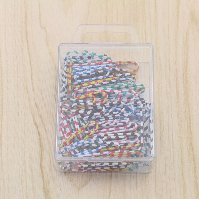 Paper Clip Zebra Coloured (50mm) 30pcs/box