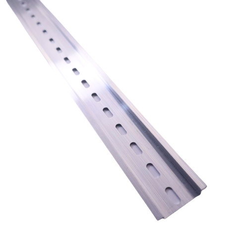 [1 Meter] Aluminium Din Rail / Din Mounting Rail (Silver) For MCB & ELCB