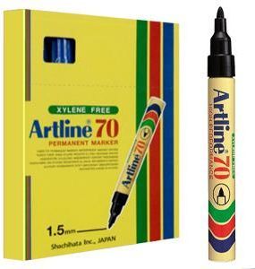 ARTLINE PERMANENT MARKER 70 BLACK (12PC/BOX)