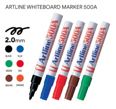 PEN ARTLINE 500 W/BOARD BX=12s