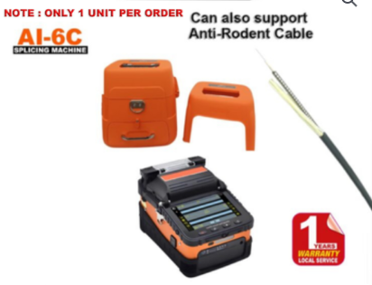 AI-6C SIGNAL FIRE FIBER OPTIC WELDING SPLICING MACHINE OPTICAL FIBER FUSION SPLICER FULLY AUTOMATIC SM103