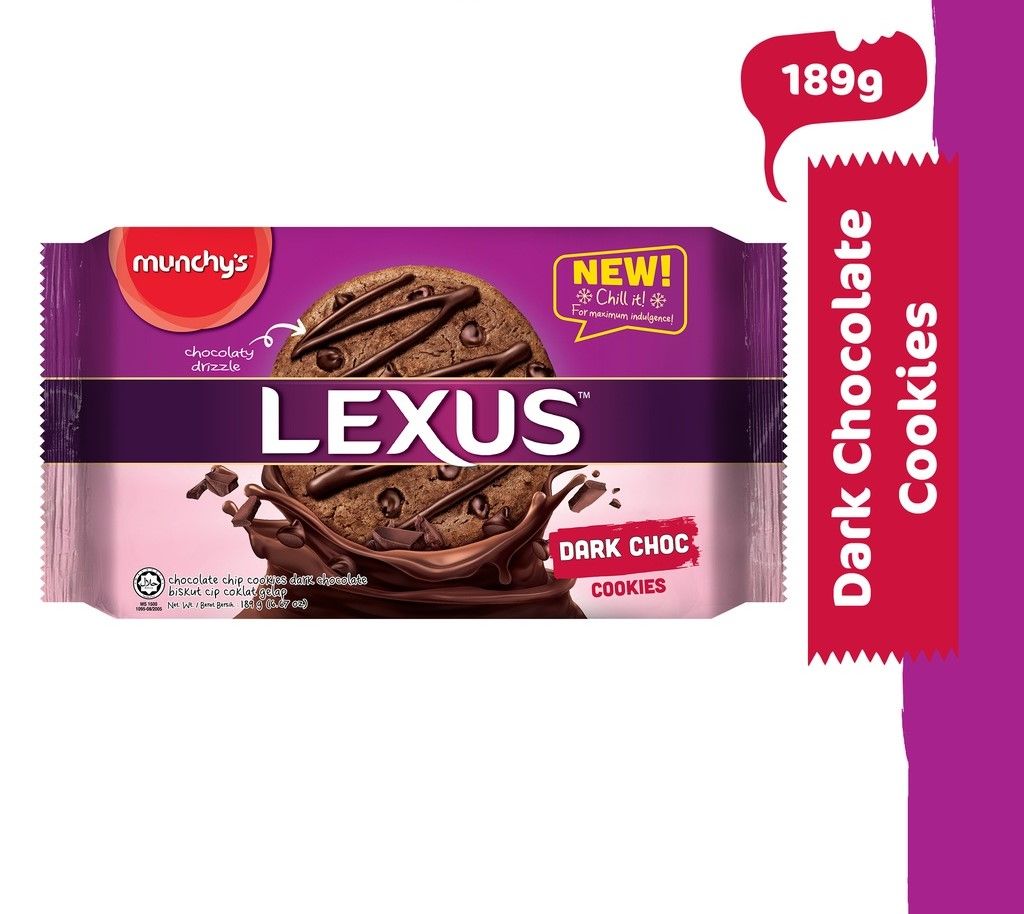 Munchy's LEXUS Cookies - Dark Choc (189g)