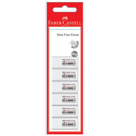 FABER CASTELL EASER DUST-FREE 7086-40 6X