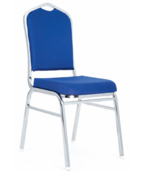BANQUET CHAIR WITH  COVER / EPOXY LEG / CHROME LEG