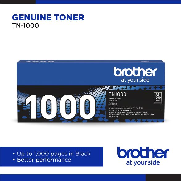 Brother Original TN-1000 Toner Cartridge