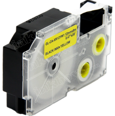 CASIO XR12YW1 EZLABEL PRINTER TAPE CARTRIDGE