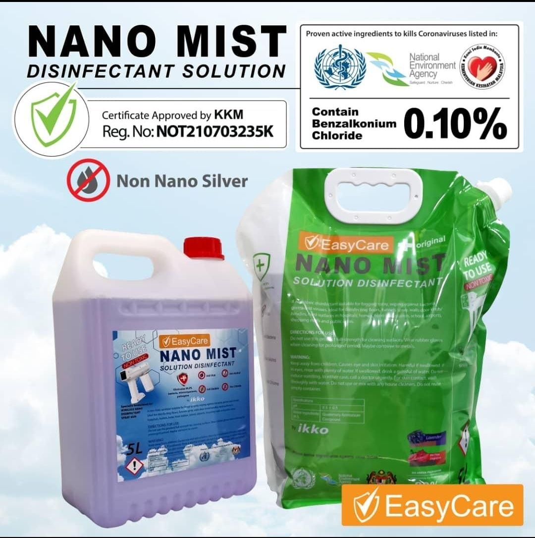 Easy care Nano mist disinfectant solution EasyCare