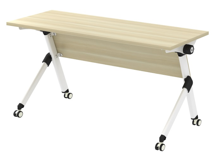 TREND(2) 5 FEET MOVEABLE FOLDING TRAINING | SEMINAR TABLE WITH WOODEN MODESTY PANEL