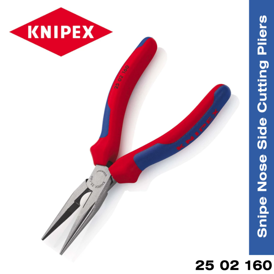 KNIPEX SNIPE NOSE SIDE CUTTING PLIERS 2502160