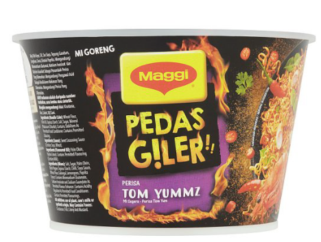 MAGGI PEDAS GILER TOM YUMMZ 97G