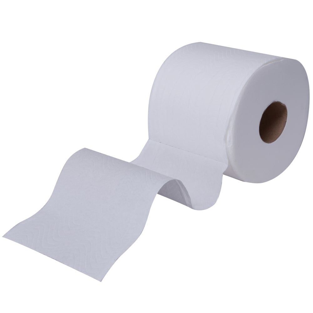 Kleenex庐 Standard Roll Toilet Tissue (50910), White 2-Ply, 12 Packs / Case, 10 Rolls per Pack