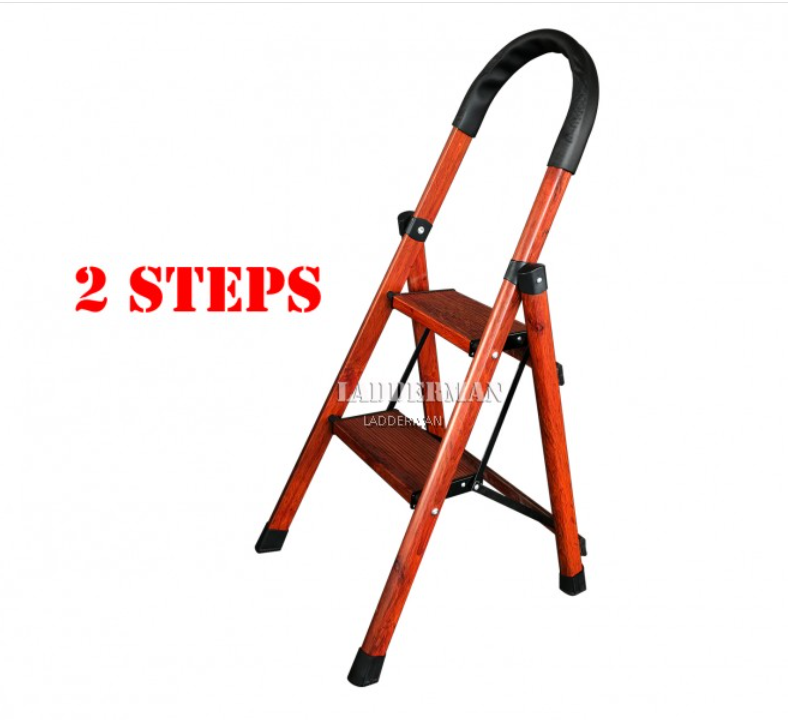 2/3/4 STEP WOOD GRAIN ALUMINIUM STEP LADDER