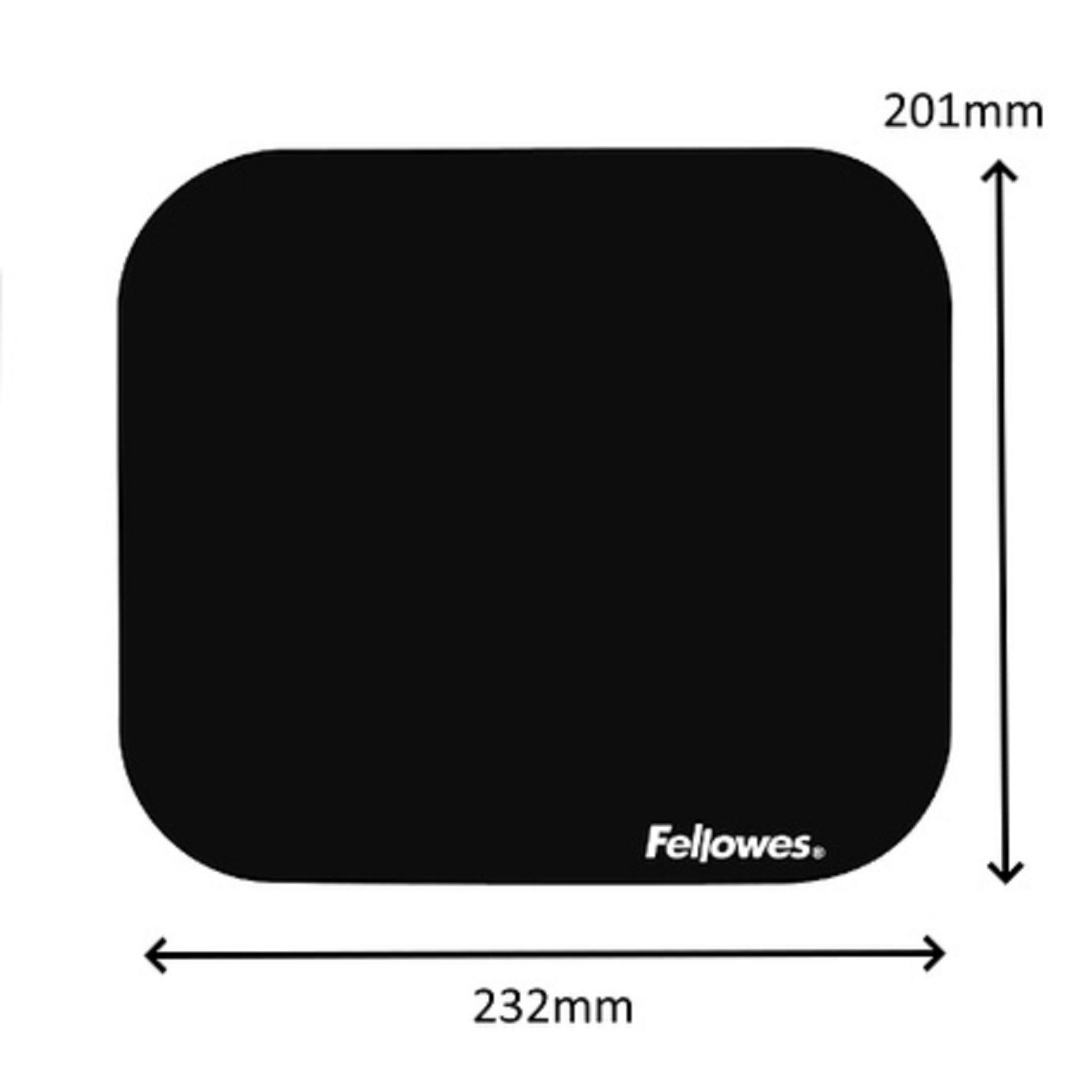 FELLOWES Premium Mouse Pad, Black (58024) mouse pad, gel mouse pad, gel pad, gaming mouse pad