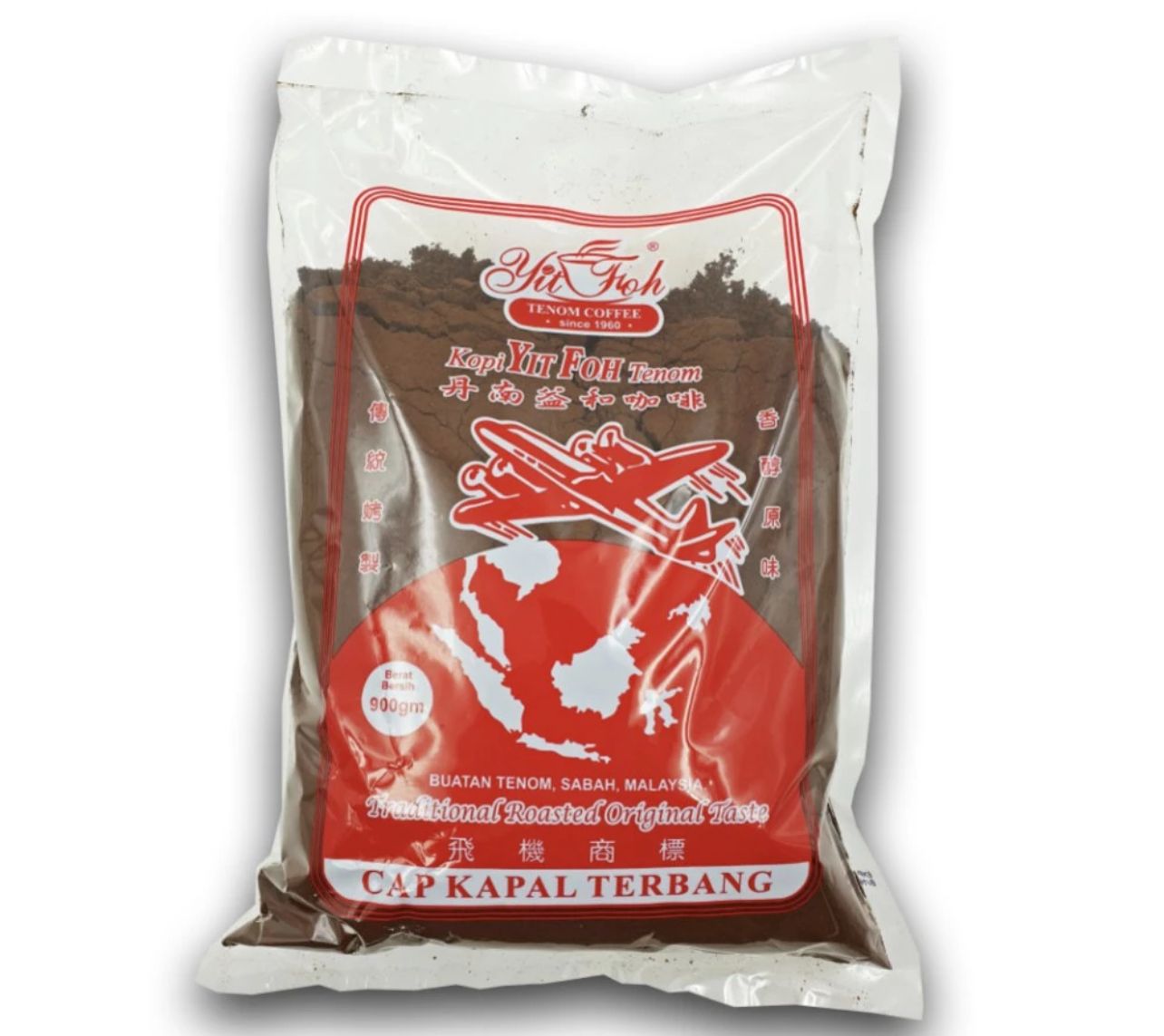 Tenom kopi Tenom Yit Foh Serbuk Kopi - 900gm
